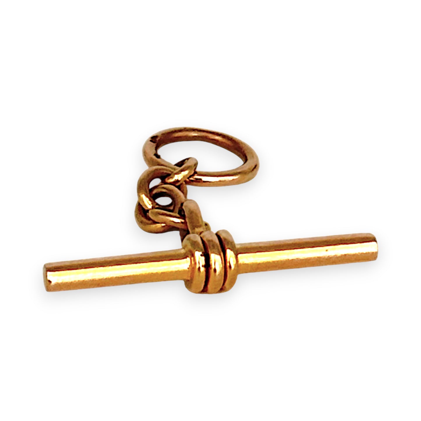 GOLD DEAL | 9kt Rose Gold Heritage Link T Bar Pendant
