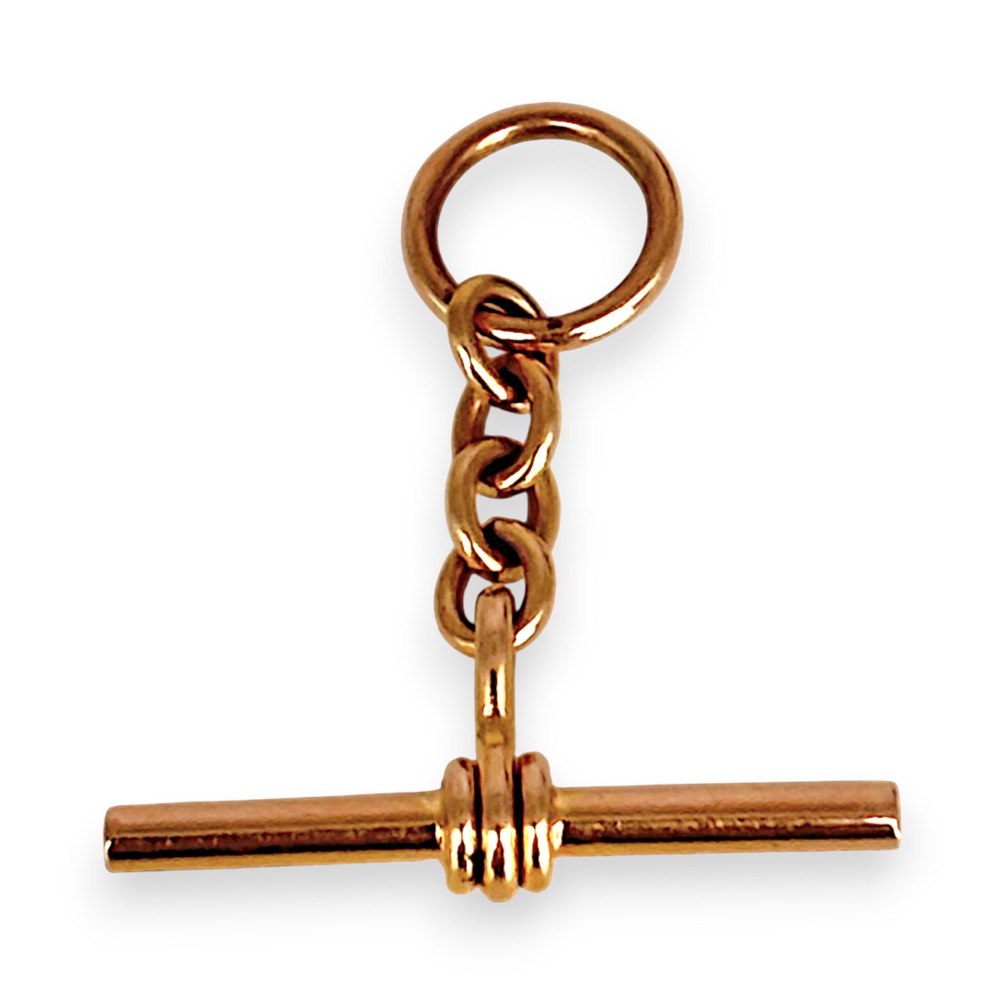 GOLD DEAL | 9kt Rose Gold Heritage Link T Bar Pendant
