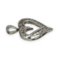 GOLD DEAL | 9kt White Gold True Radiance Heart Pendant with Diamonds