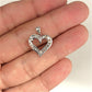 GOLD DEAL | 9kt White Gold True Radiance Heart Pendant with Diamonds