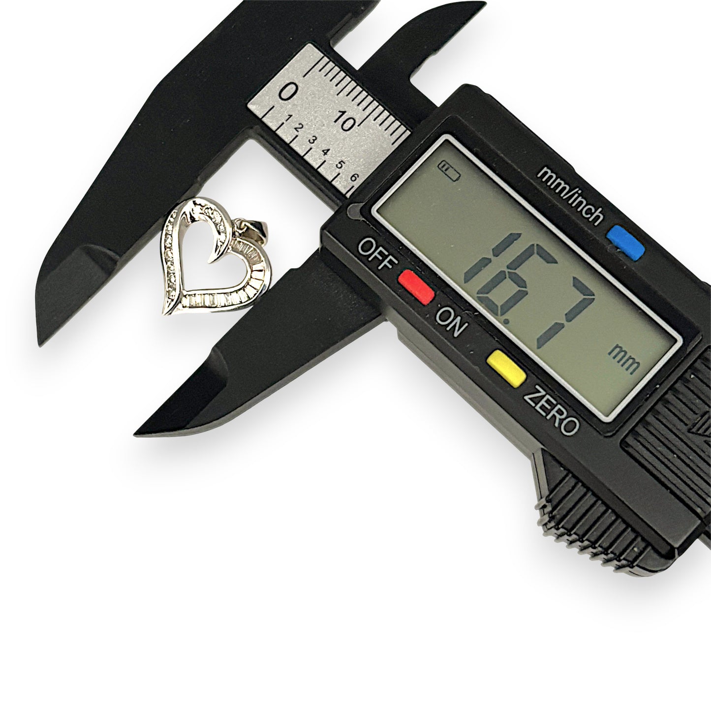 GOLD DEAL | 9kt White Gold True Radiance Heart Pendant with Diamonds