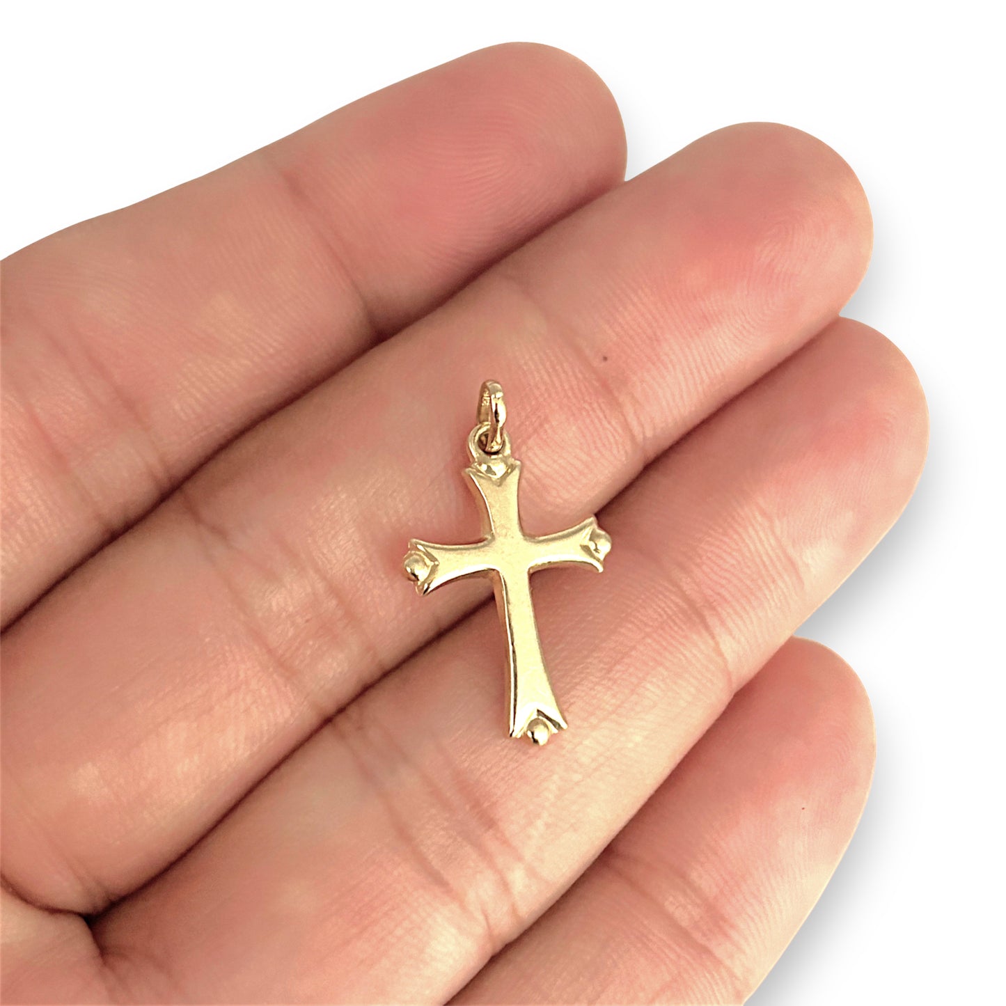 GOLD DEAL | 9kt Gold Radiant Grace Cross Pendant