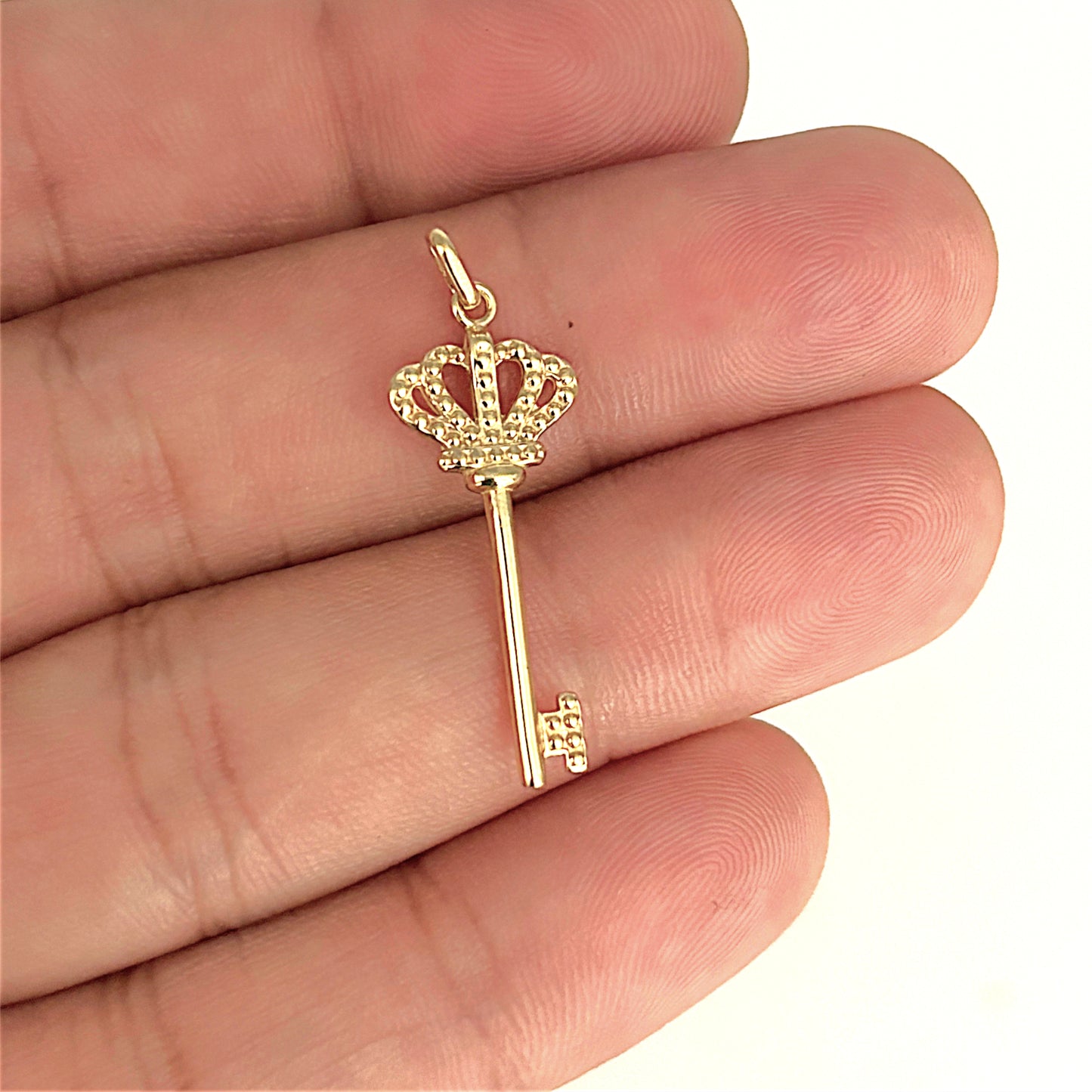 GOLD DEAL | 9K (9ct) Gold Regal Key Pendant-Refurbished