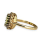 GOLD DEAL | 9kt Gold Halo of Eden Peridot Ring Valuation $2,100
