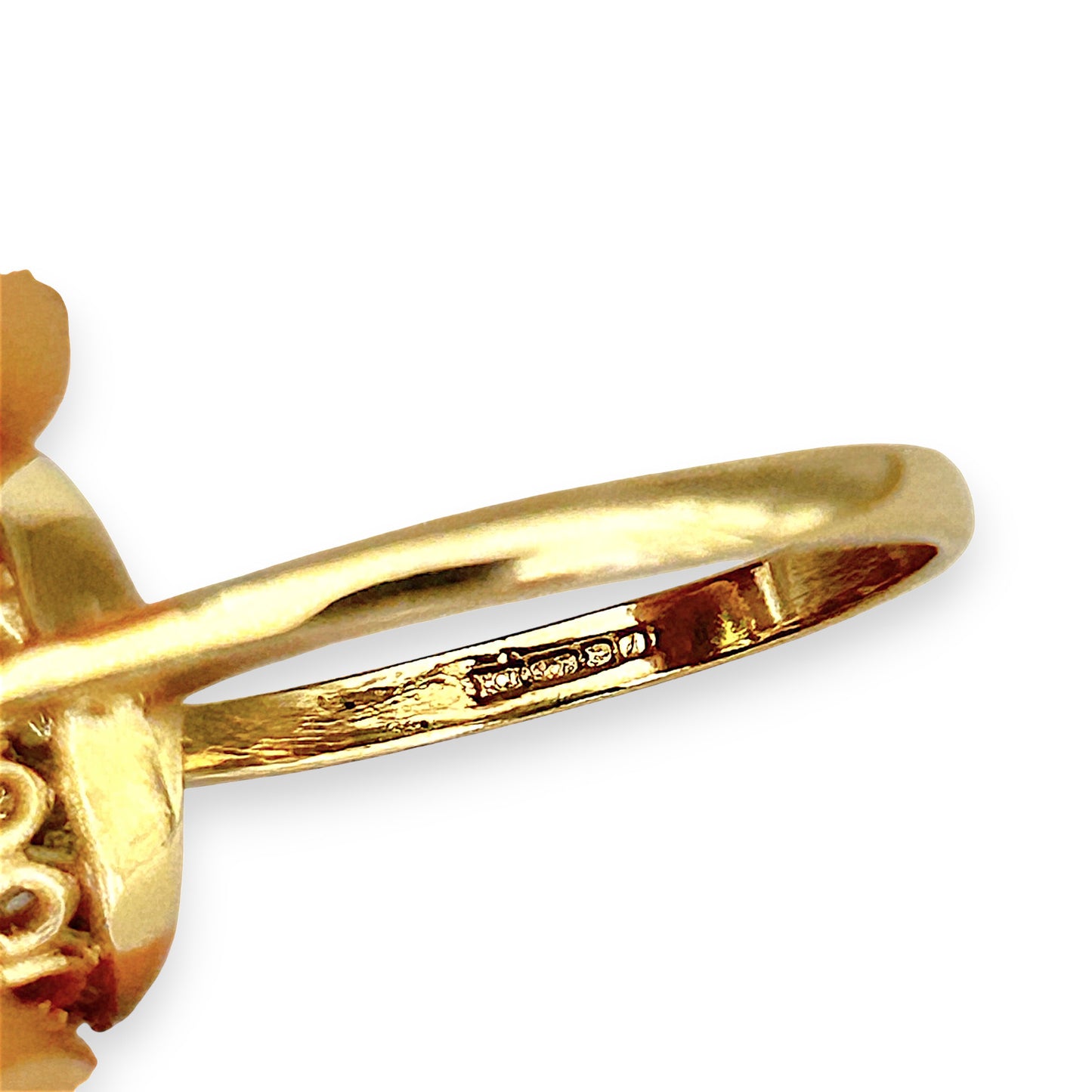 GOLD DEAL | 9kt Gold Halo of Eden Peridot Ring Valuation $2,100