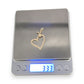 14ct Gold Playboy Heart Pendant with Diamonds. R # 225