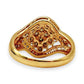 GOLD DEAL | 9kt Gold PROUNDS Radiance Cluster Ring Valuation $2,700