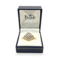 GOLD DEAL | 9kt Gold PROUNDS Radiance Cluster Ring Valuation $2,700