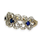 GOLD DEAL | 9kt Gold Starlit Sapphire Bouquet Ring Valuation $3,000