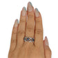 GOLD DEAL | 9kt Gold Starlit Sapphire Bouquet Ring Valuation $3,000