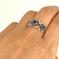 GOLD DEAL | 9kt Gold Starlit Sapphire Bouquet Ring Valuation $3,000