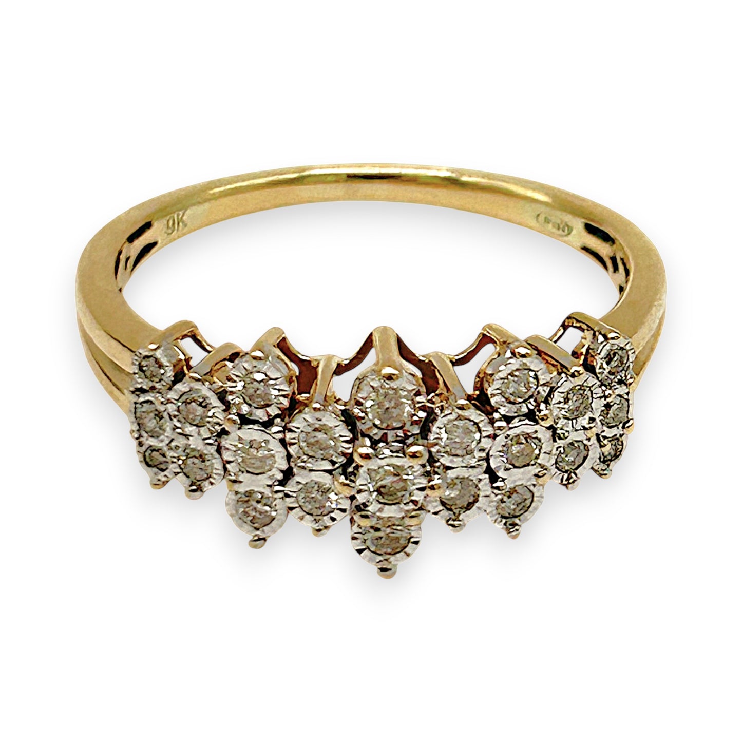 GOLD DEAL | 9kt Gold Diamond Dawn Ring Valuation $1,670