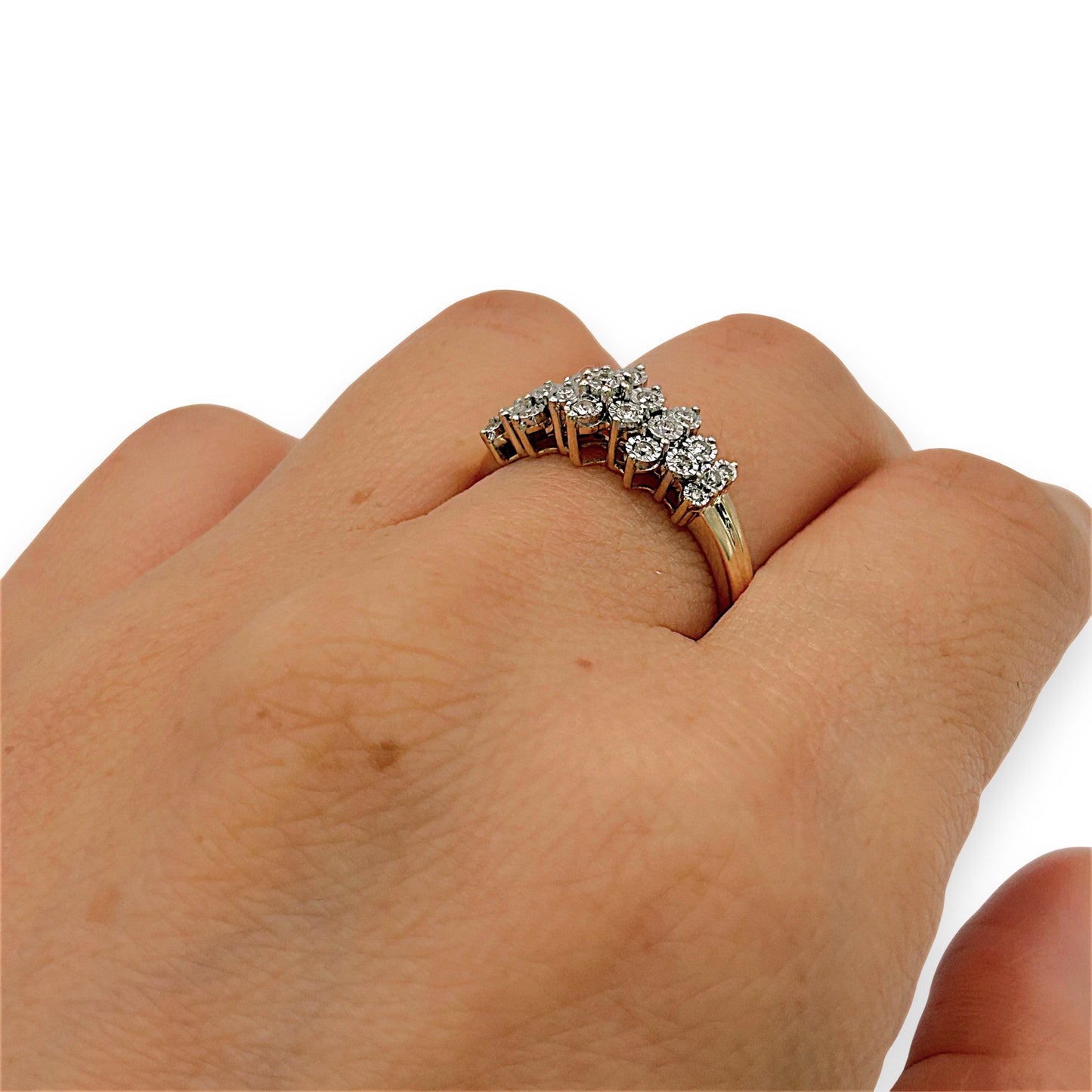 GOLD DEAL | 9kt Gold Diamond Dawn Ring Valuation $1,670