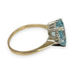 NZGD | 9ct Gold Aqua Tranquility Ring Size R