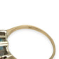 NZGD | 9ct Gold Aqua Tranquility Ring Size R
