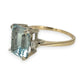 NZGD | 9ct Gold Aqua Tranquility Ring Size R