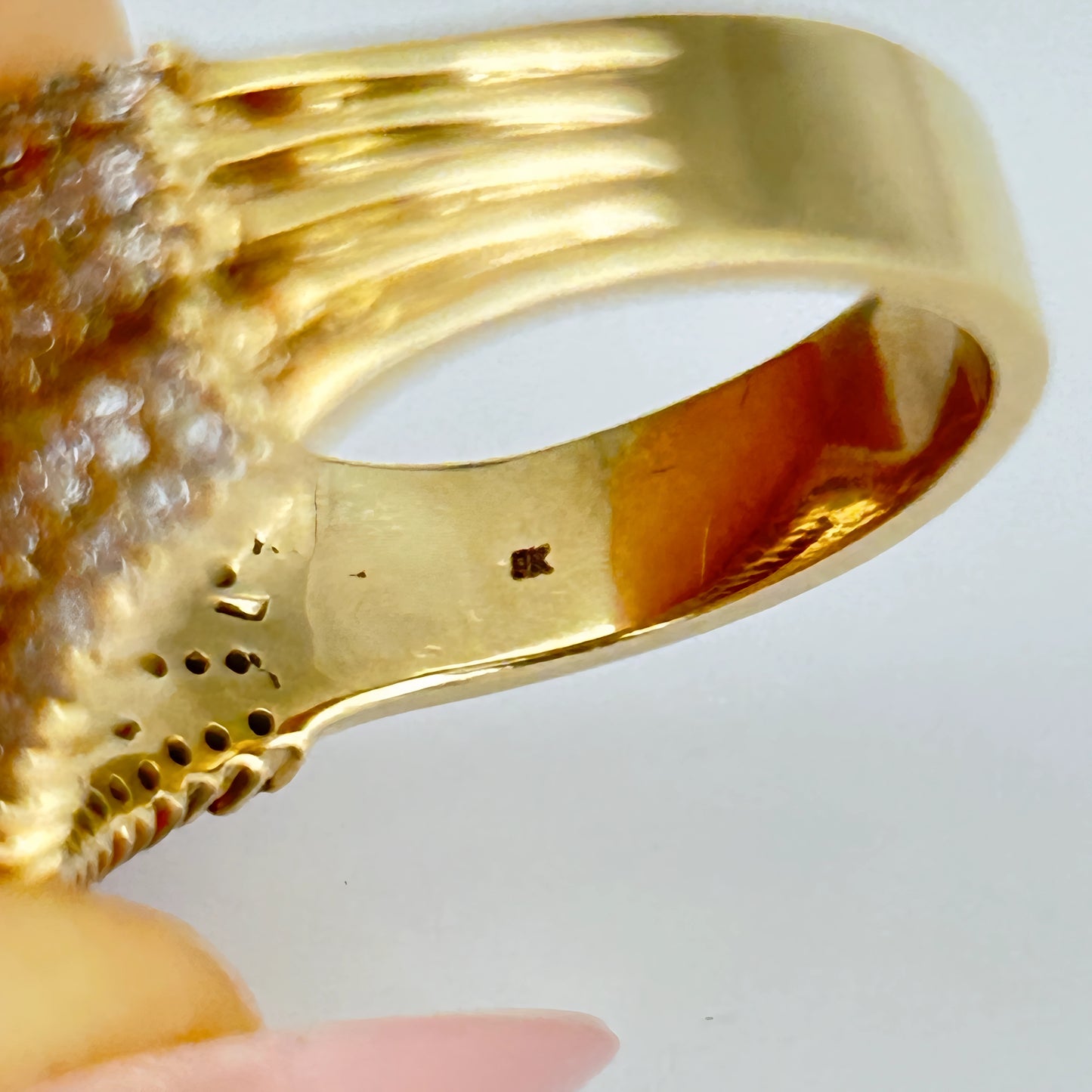 GOLD DEAL | 9kt Gold Refurbished Elysian Weave Ring Valuation $5,000