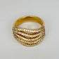 GOLD DEAL | 9kt Gold Refurbished Elysian Weave Ring Valuation $5,000