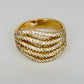 GOLD DEAL | 9kt Gold Refurbished Elysian Weave Ring Valuation $5,000
