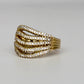 GOLD DEAL | 9kt Gold Refurbished Elysian Weave Ring Valuation $5,000