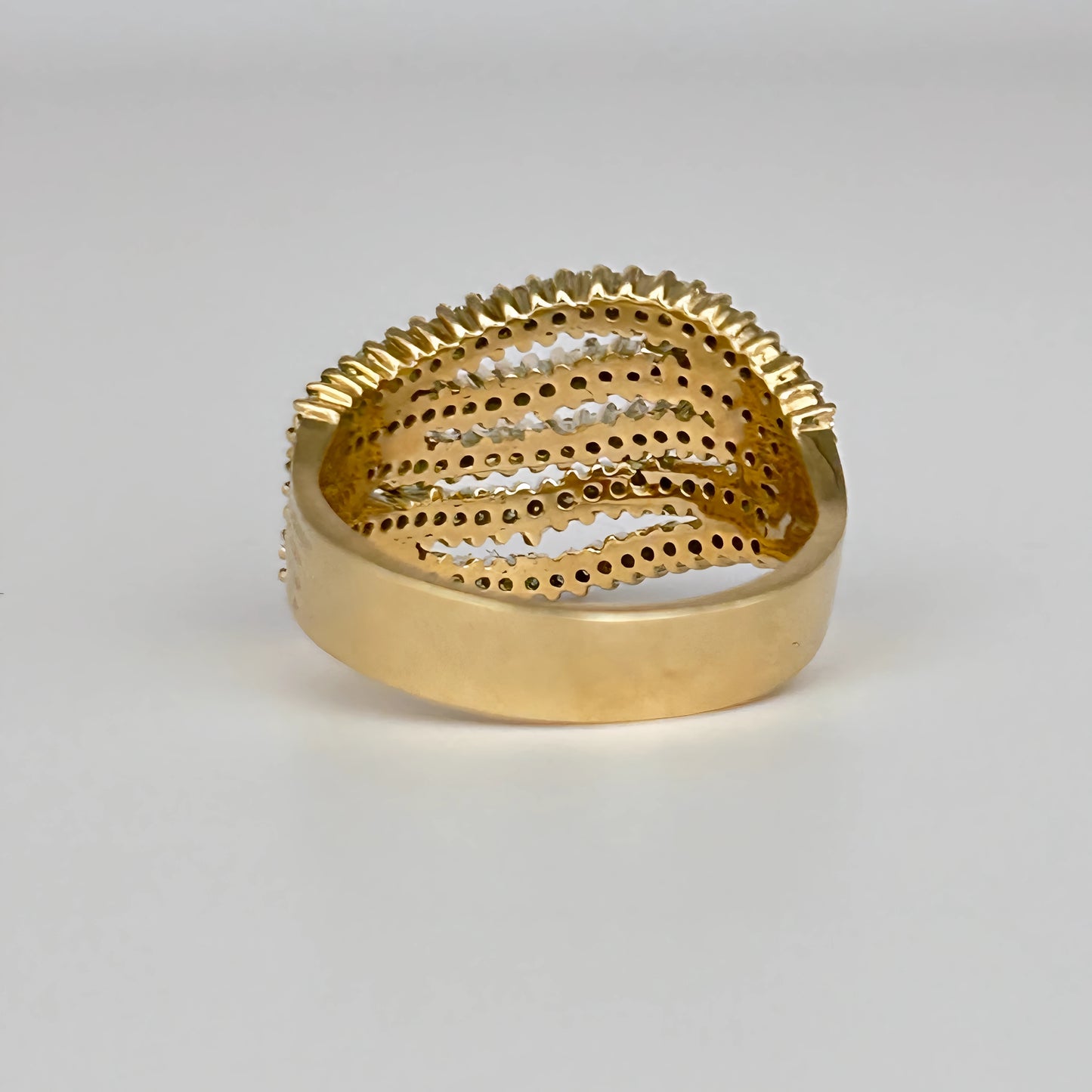 GOLD DEAL | 9kt Gold Refurbished Elysian Weave Ring Valuation $5,000