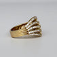 GOLD DEAL | 9kt Gold Refurbished Elysian Weave Ring Valuation $5,000
