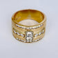 XMAS DEAL | 9kt Gold Ring Diamond Statement Ring TDW 1.44ct.Valuation $10,200