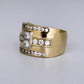 XMAS DEAL | 9kt Gold Ring Diamond Statement Ring TDW 1.44ct.Valuation $10,200