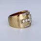 XMAS DEAL | 9kt Gold Ring Diamond Statement Ring TDW 1.44ct.Valuation $10,200