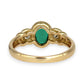 GOLD DEAL | 9kt Gold Emerald Dawn Trilogy Ring