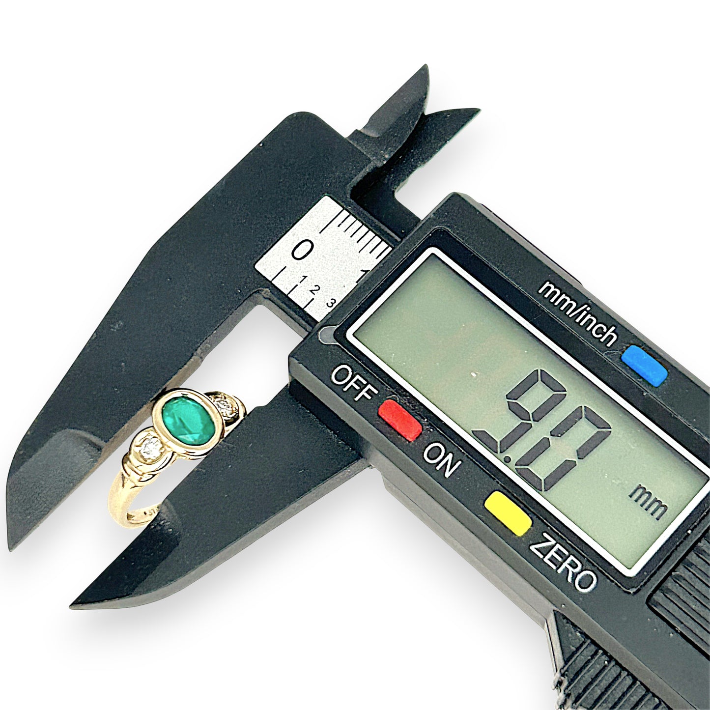 GOLD DEAL | 9kt Gold Emerald Dawn Trilogy Ring