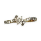 GOLD DEAL | 14ct (14K) Gold Cluster Blossom Diamond Ring N1/2
