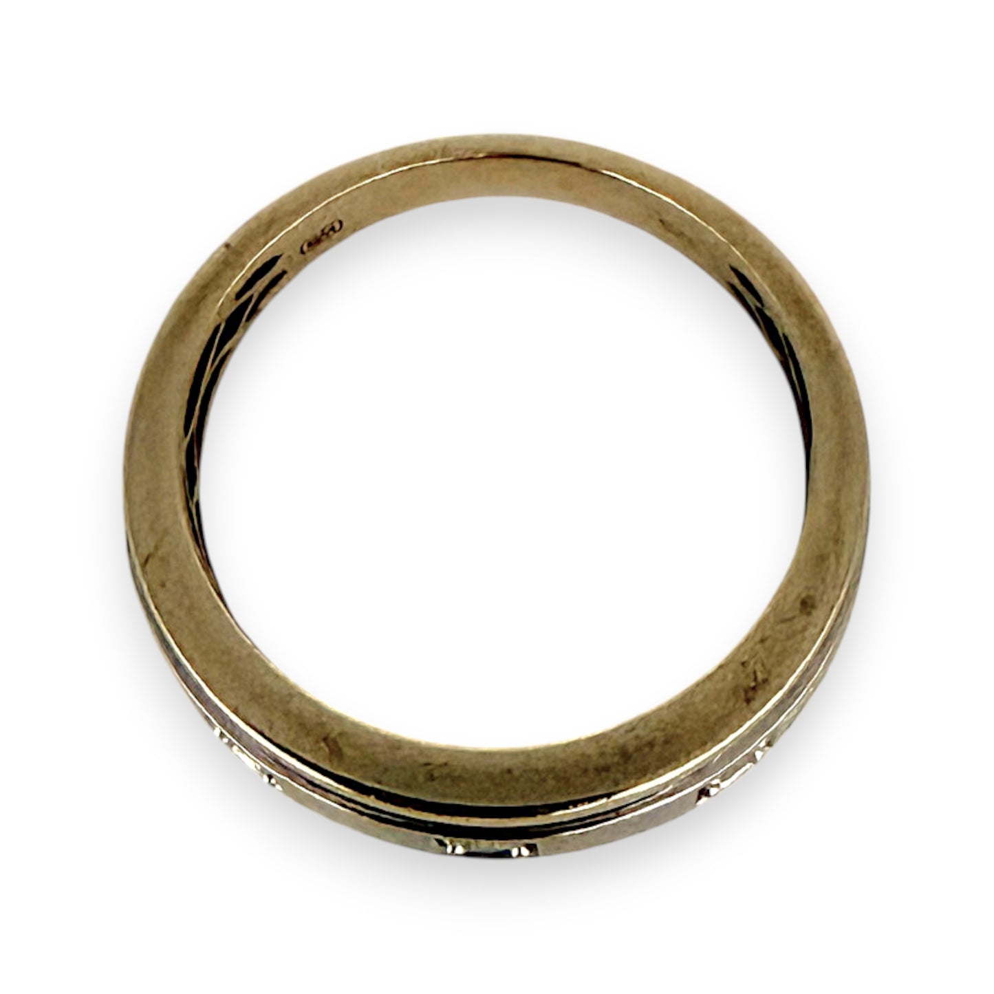 NZGD | 9ct Y/W Gold Dual Aura Diamond Band Ring Size R