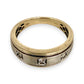 NZGD | 9ct Y/W Gold Dual Aura Diamond Band Ring Size R