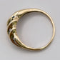 GOLD DEAL | 9ct (9kt) Gold Eternal Wave Diamond Ring Valuation $2,225