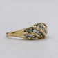 GOLD DEAL | 9ct (9kt) Gold Eternal Wave Diamond Ring Valuation $2,225