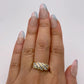 GOLD DEAL | 9ct (9kt) Gold Eternal Wave Diamond Ring Valuation $2,225