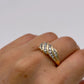 GOLD DEAL | 9ct (9kt) Gold Eternal Wave Diamond Ring Valuation $2,225