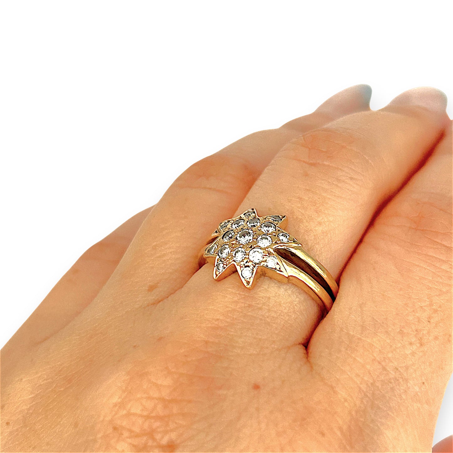 NZGD | 9ct Gold Celestial North Star Ring