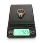 NZGD | 9ct Gold Vintage Midnight Sapphire Ring Size P