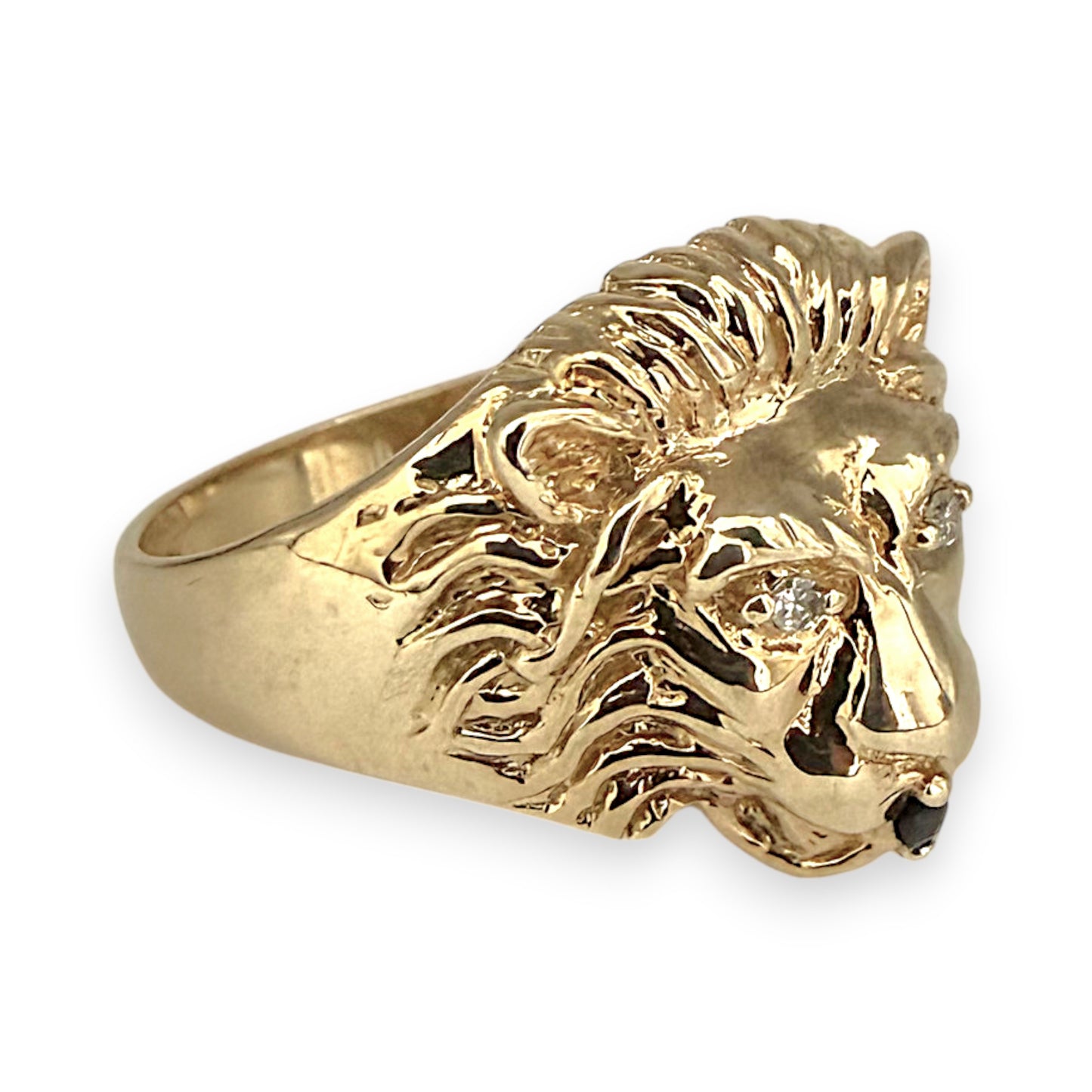 NZGD |  9ct Gold Lionheart Sovereign Ring Size T