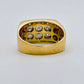 GOLD DEAL | 9kt Gold Radiance Signet Ring with Diamonds TDW 0.85ct.Valuation $4,000