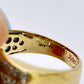 GOLD DEAL | 9kt Gold Radiance Signet Ring with Diamonds TDW 0.85ct.Valuation $4,000