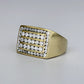 NZGD | 9ct Gold Refurbished Brilliance Signet Ring Valuation $2,900
