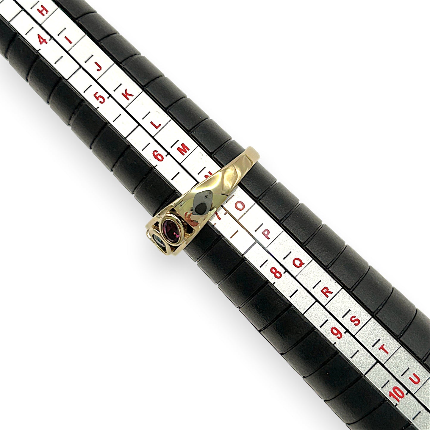 GOLD DEAL | 9kt Gold Aurora Serenade Band Ring Size N