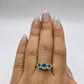 GOLD DEAL | 9kt Gold Celestial Topaz Serenade Ring-Refurbished