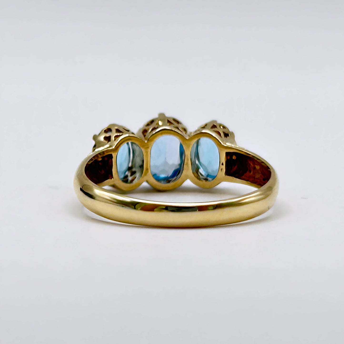 GOLD DEAL | 9kt Gold Celestial Topaz Serenade Ring-Refurbished
