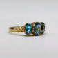 GOLD DEAL | 9kt Gold Celestial Topaz Serenade Ring-Refurbished