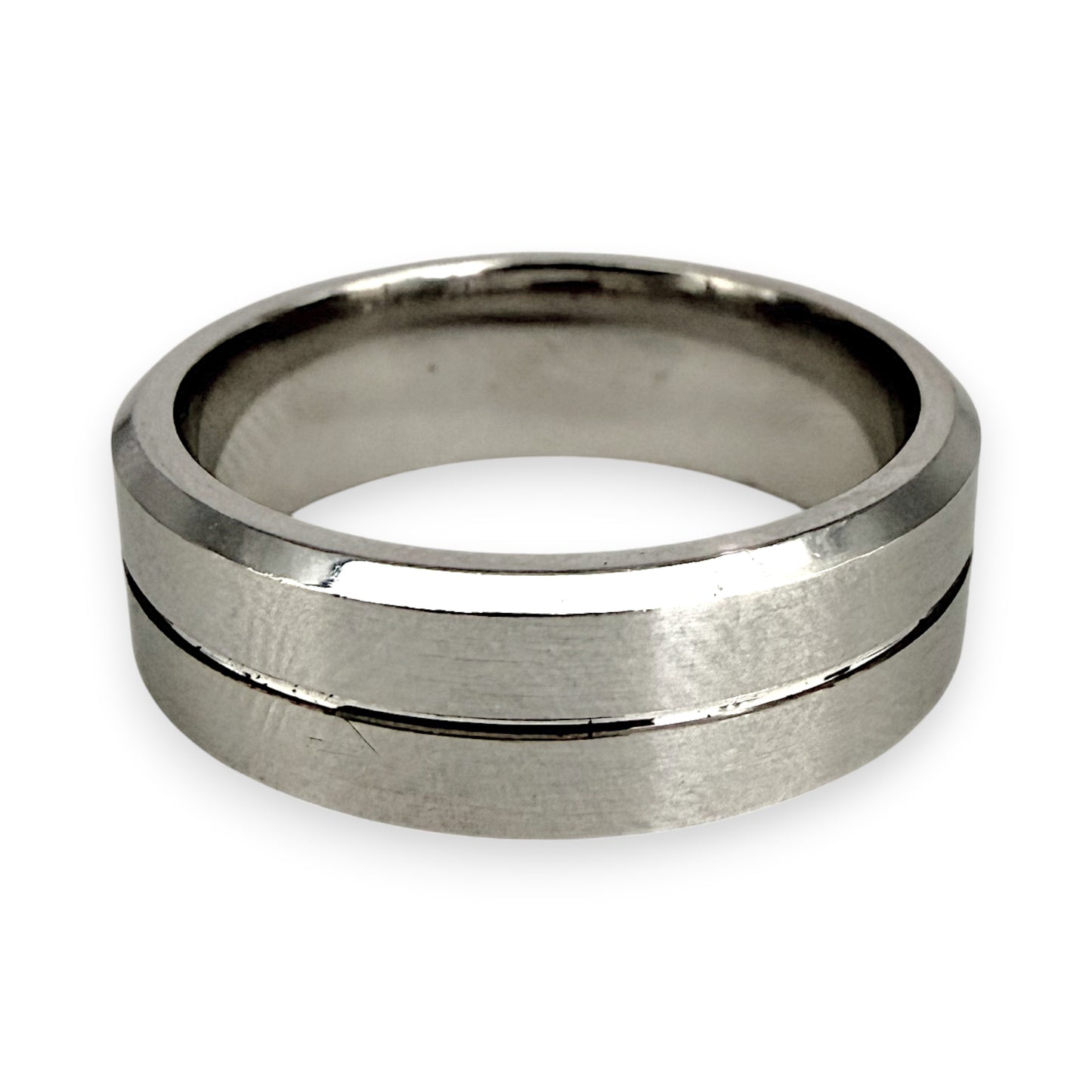 NZGD | 9ct White Gold Celestial Path Diamond Ring Size S