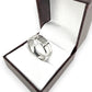 NZGD | 9ct White Gold Celestial Path Diamond Ring Size S